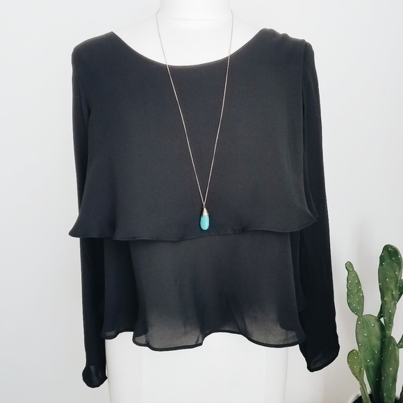 Like New Black Blouse - Picture 2 of 7